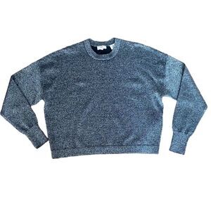 Levis Wool Metallic Silver Sweater Black XS